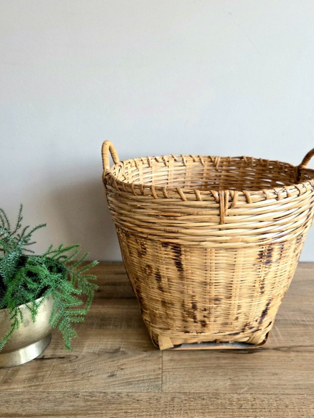 Bamboo Basket 10'' X 11''